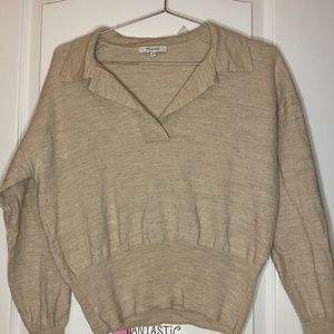 Madewell Wool Polo Sweater